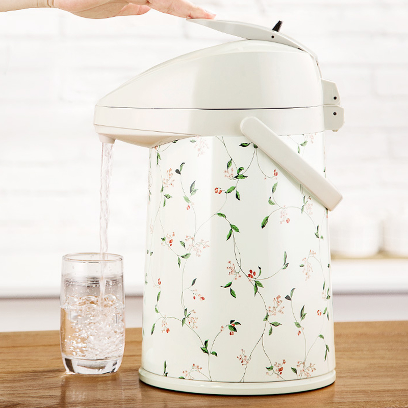 五月花气压式热水瓶家用保温壶按压式保温瓶家用开水瓶大容量暖壶