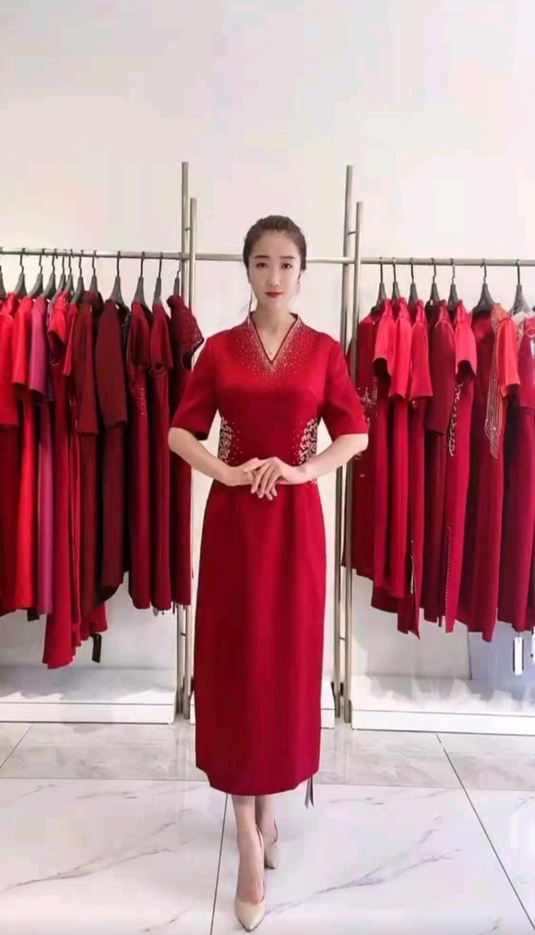 婚庆礼服妈妈装9035-7