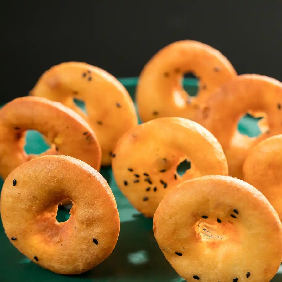 湖北特产小面窝半成品油炸早餐面点268g