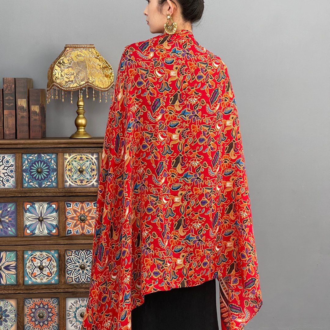 异域风【经典藤曼】围巾披肩流苏款