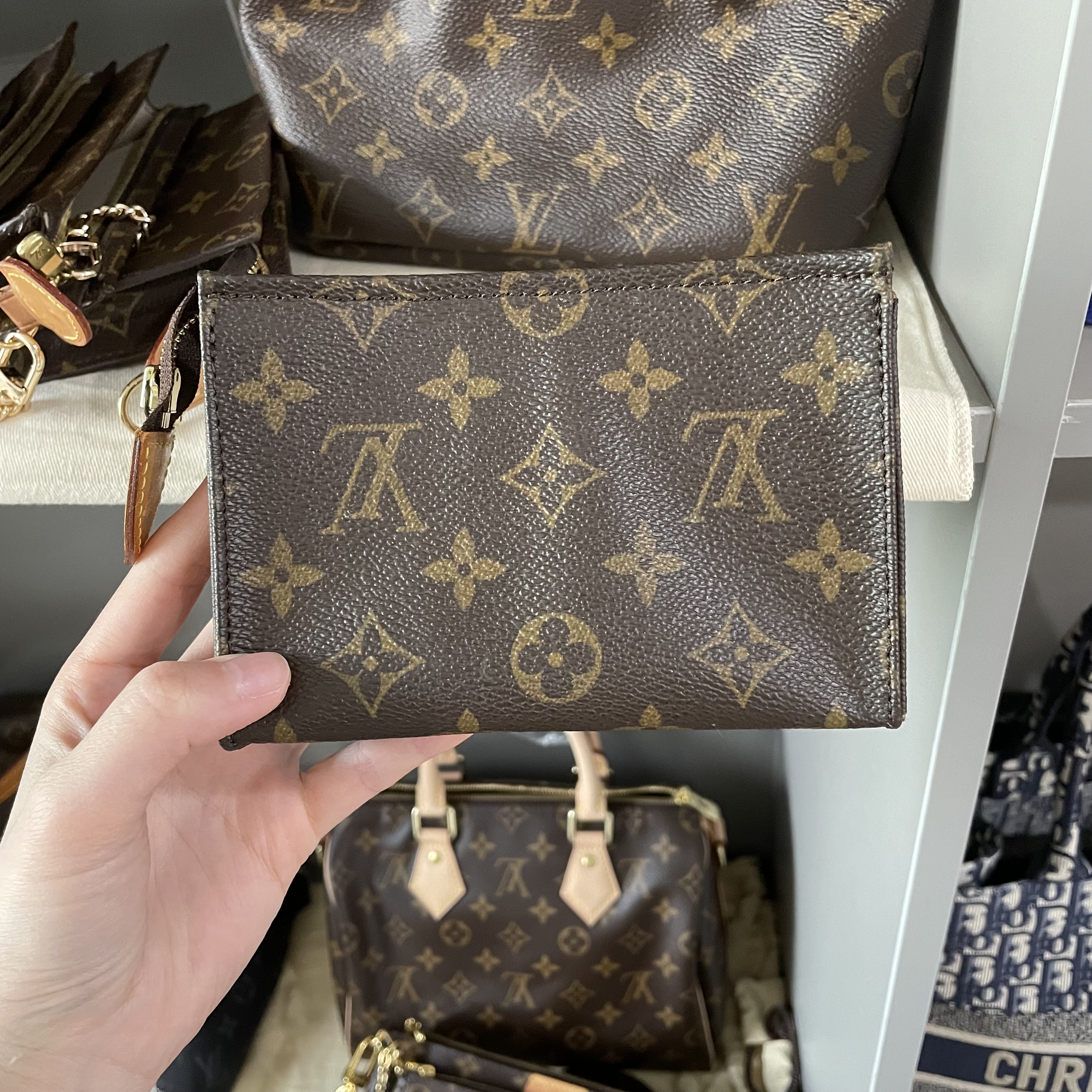 95新 LouisVuitton/路易威登 尚奢汇｜LV洗漱手拿15cm，斜挎包
