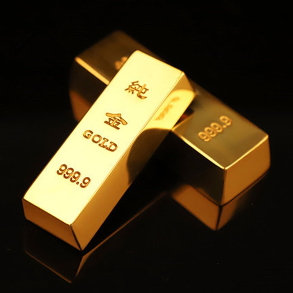 纯铜金条镇尺 创意礼品   铜镇尺