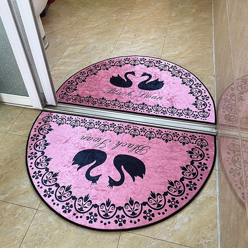 【居家好物】金钻绒半圆地垫垫浴室卫生间吸水防滑垫50*80划算2件