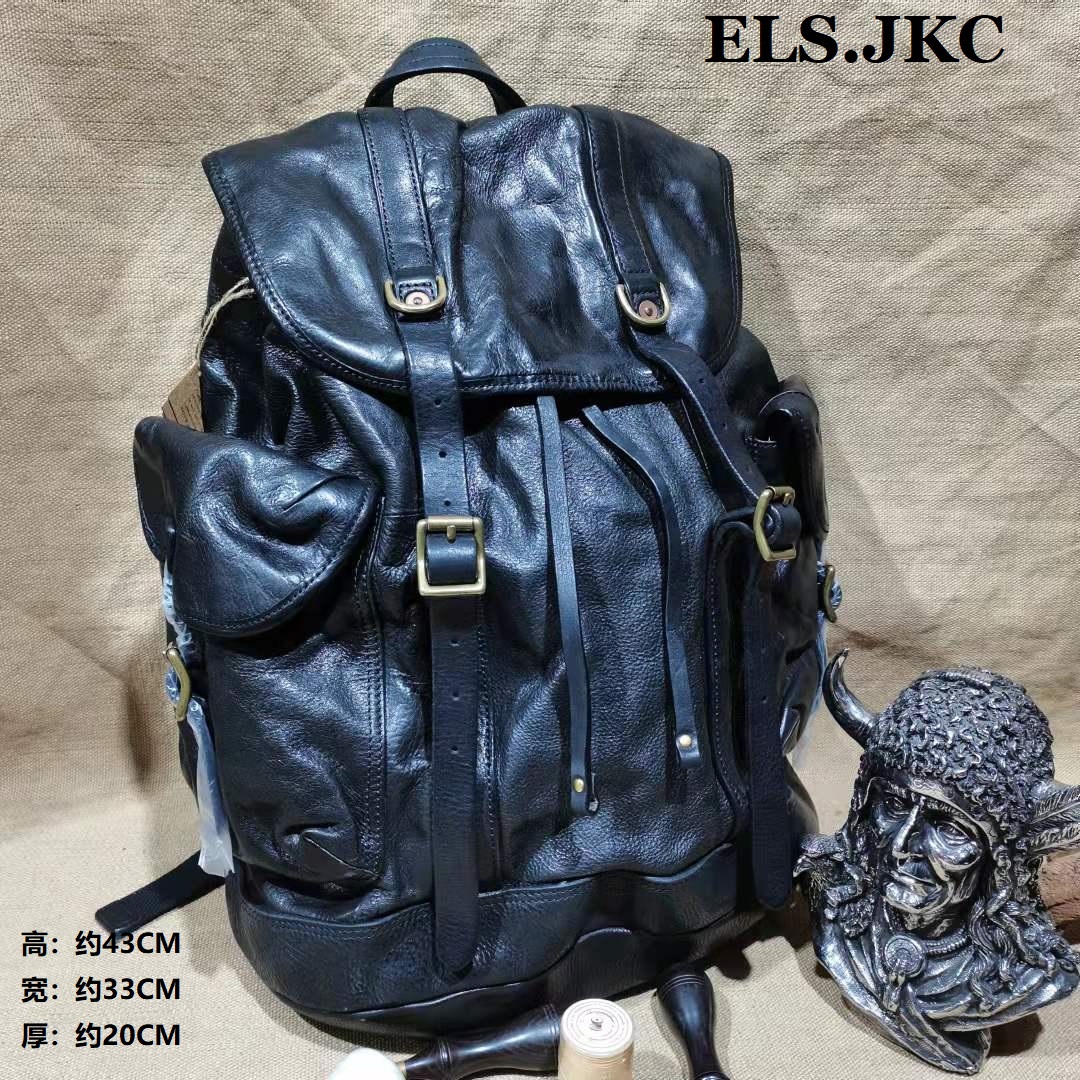 ELS.JKC品牌纯手工缝制双肩包