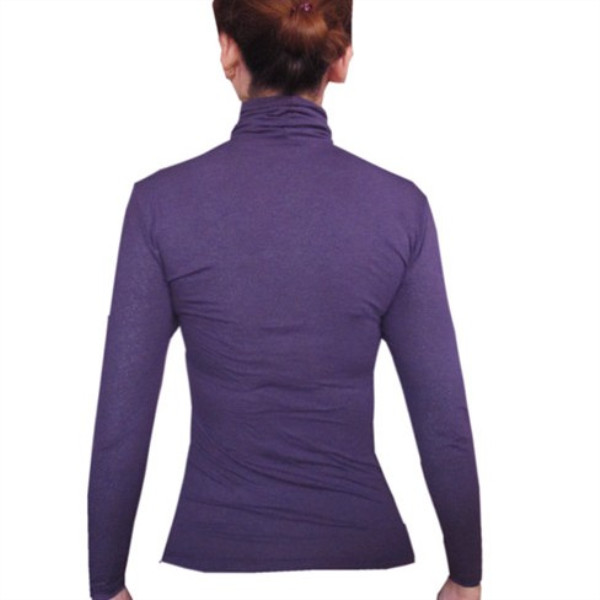 优衣璐外贸库存女莫高弹通码高领挽领时尚打底薄款休闲长袖秋衣衫