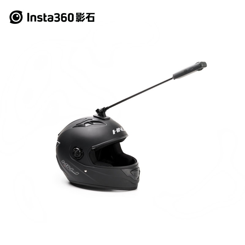 影石Insta360 摩托车独角兽头盔配件 适配X /GO系列