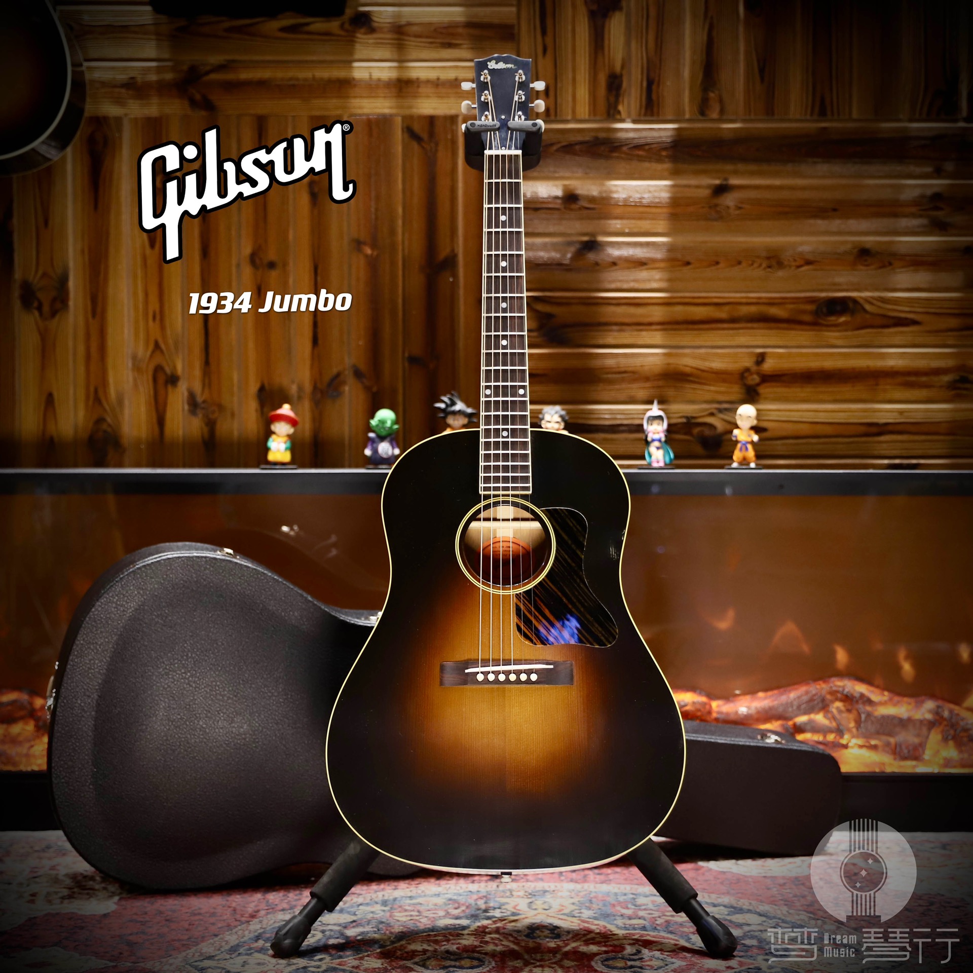 GIBSON现货Gibson吉普森1934 Jumbo 美产全单限量款