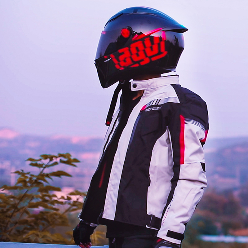 motoboy骑行服男摩托车赛车机车服车衣骑士装备四季防水保暖头盔