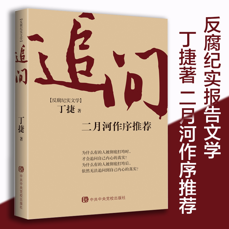【正版速发】追问 丁捷著 初心前作 二月河作序推荐 纪委书记笔