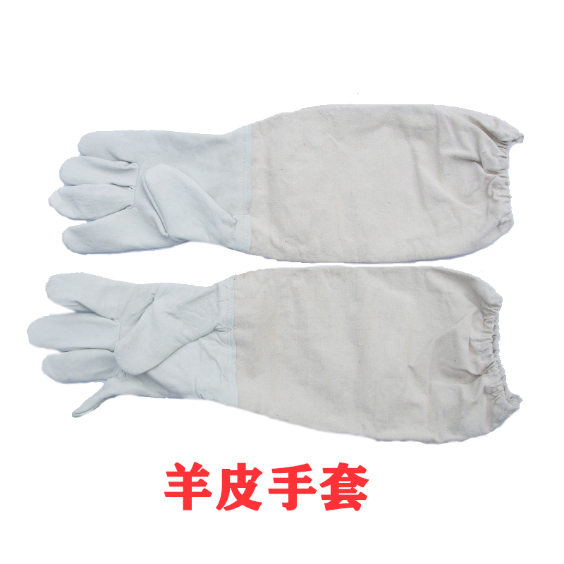 华亚优质羊皮手套 蜂箱 蜂具 防蜂手套 养蜂工具防蛰手套出口品质