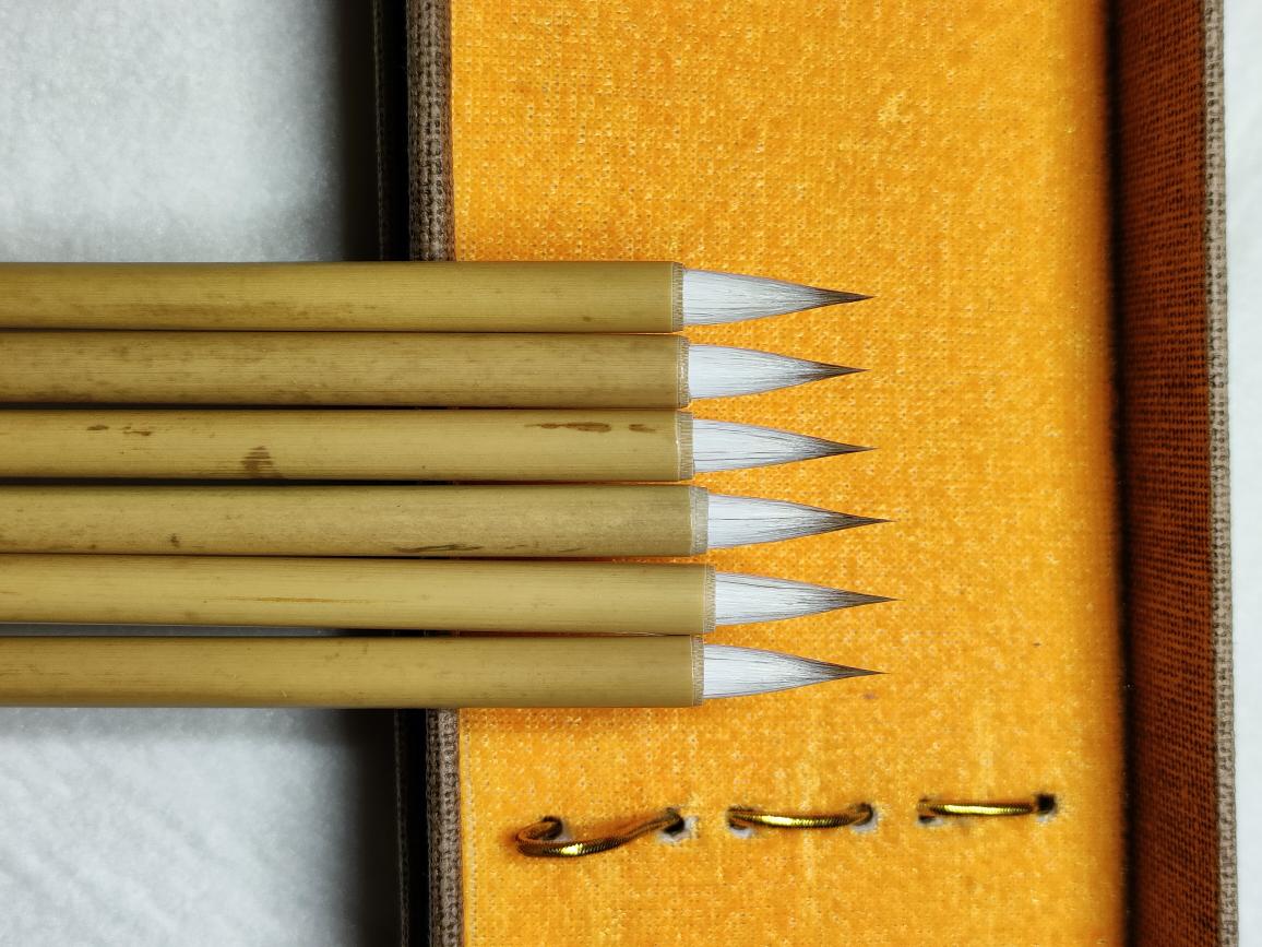 [江龍笔荘]兼毫小楷 簪花 二王 出峰1.8cm 口经0.55c 拍一发二