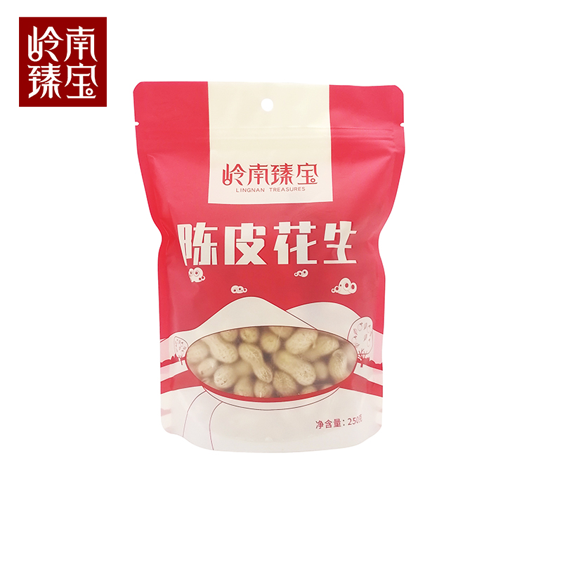 岭南臻宝 新会陈皮 陈皮花生 密封袋装 香脆香酥 250g/袋