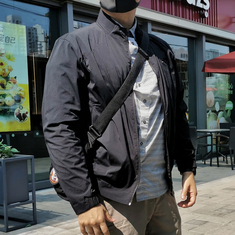 外交官战术立领夹克 男士春夏户外休闲弹力外套防泼水多袋机能服