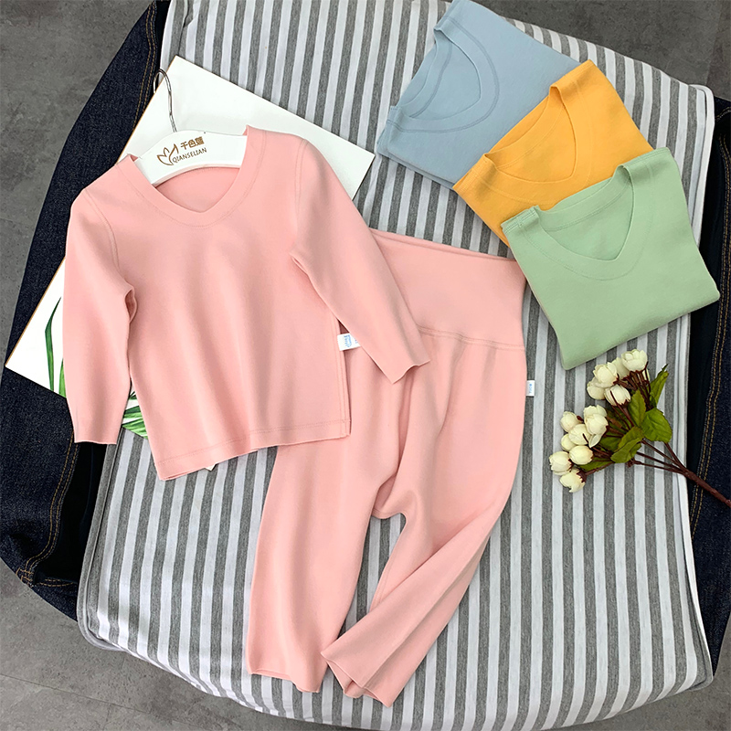 6609宝宝保暖长袖德绒家居服套装炸