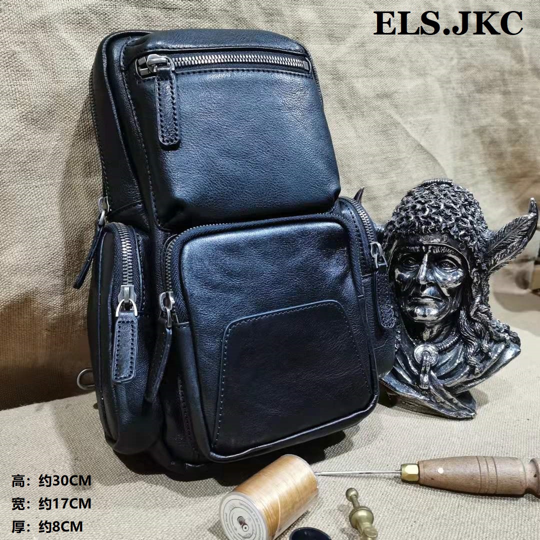 ELS.JKC品牌纯手工缝制双肩包