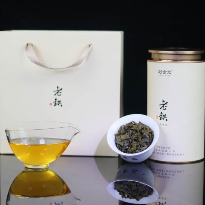 刘金龙老茶老铁基地制作生态安溪铁观音陈香型乌龙茶罐装送礼253g