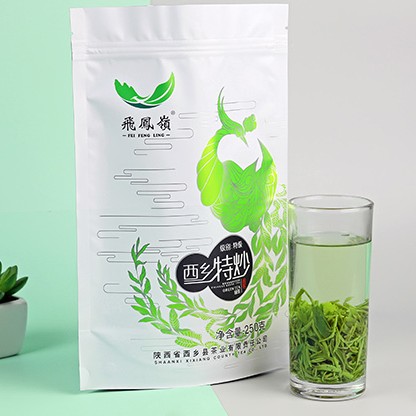 飛鳯嶺2025年新茶现货西乡炒青茶口粮茶250g绿茶