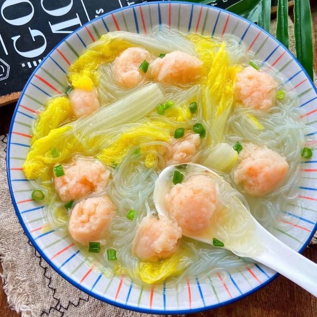 金庆虾滑改良版大颗粒营养美味手打工艺新鲜食用虾仁制作150g/包