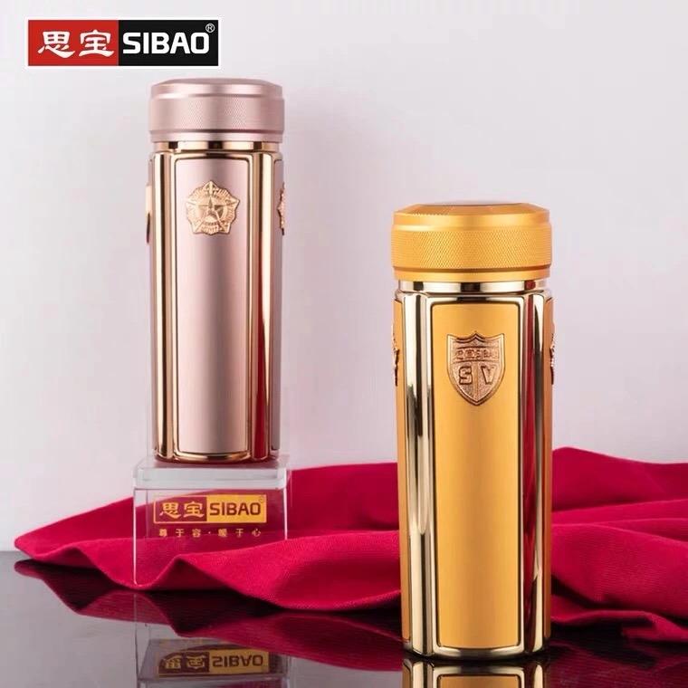SIBAO/思宝保温杯荣光之尊男女士304不锈钢真空茶杯妠米能量杯