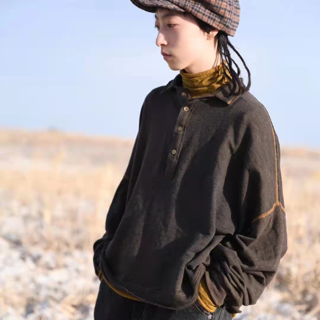 壯點家  左岸迷香  针织卫衣 Z21FW 4019 棉   毛   莫代尔  