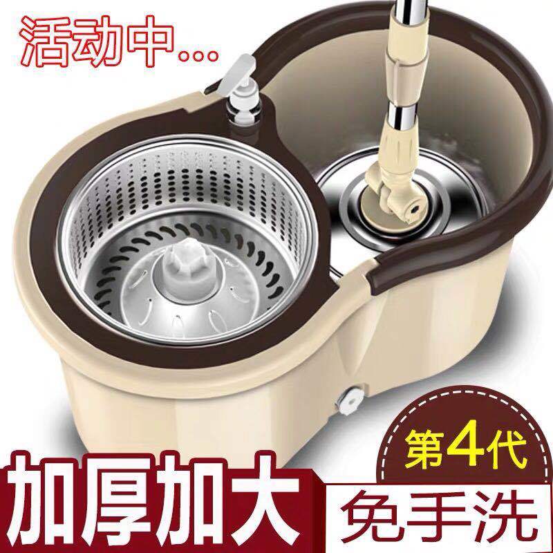 旋转拖把桶家用懒人拖地神器拖布桶免手洗极速杆子自动甩干带墩布