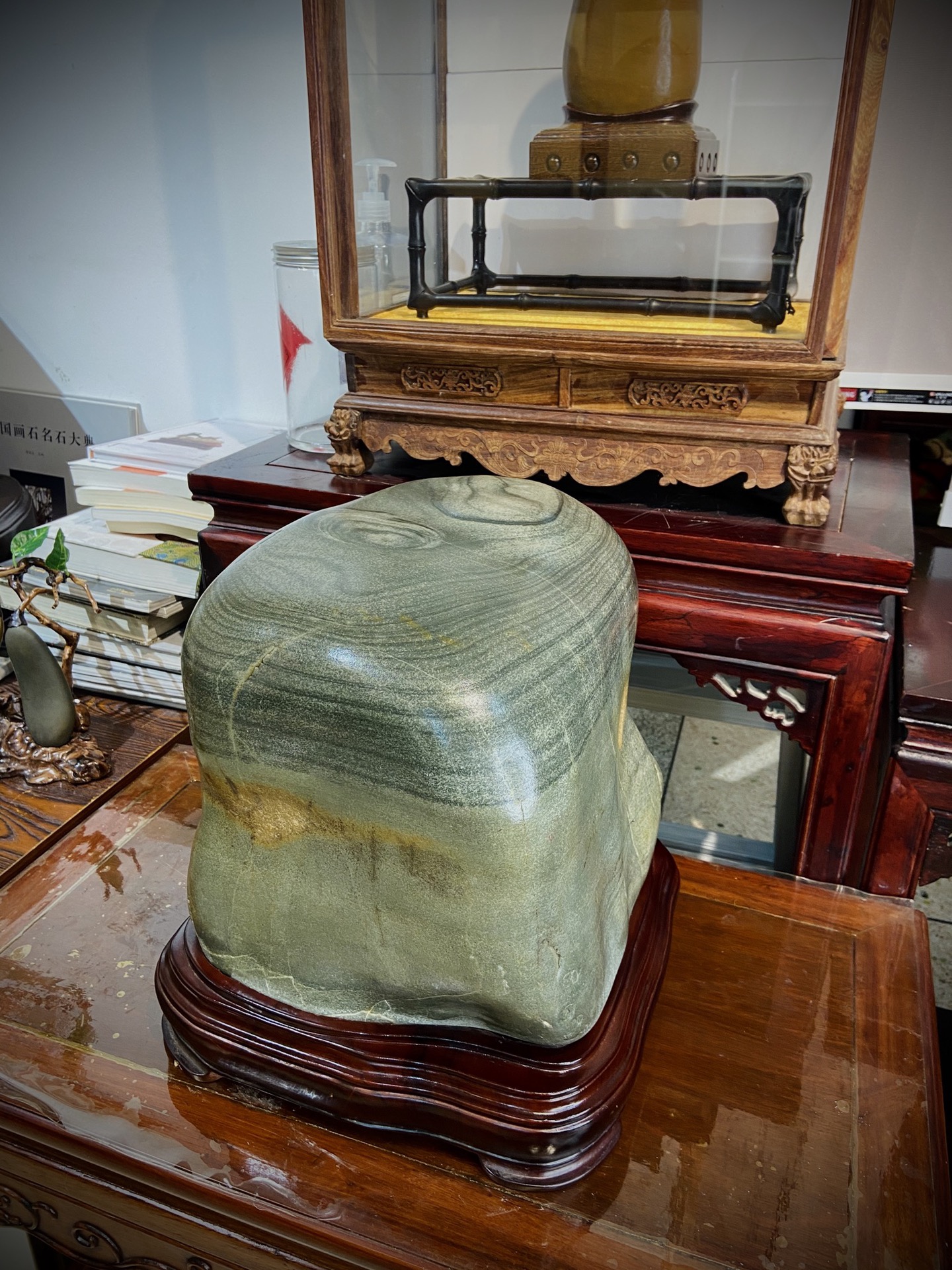 奇石家居摆件 四方来财 贵州乌江石 玄关办公室客厅