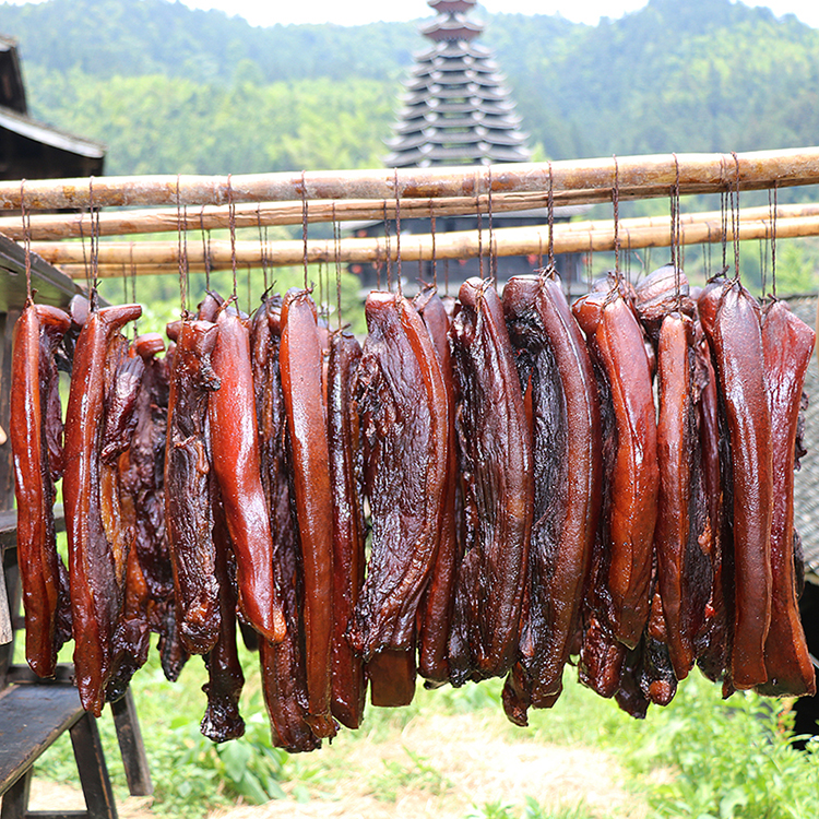 湘西腊肉 农家柴火烟熏后腿肉 1-5斤
