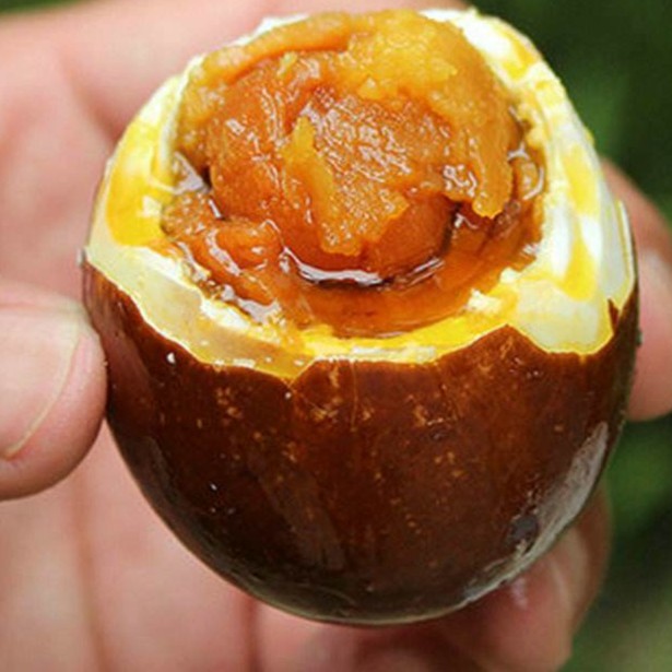 【微山湖芝麻酱香烤鸭蛋】微山湖散养麻鸭蛋红泥腌制起沙流油咸香