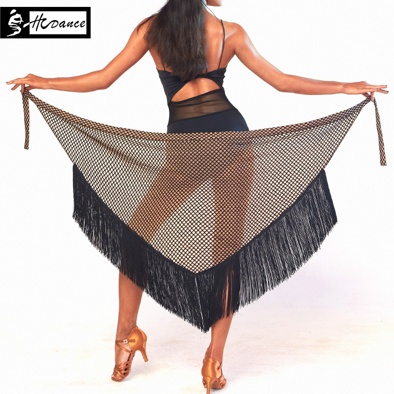 皇朝拉丁舞三角巾成人新款流苏臀巾半身裙国标舞跳舞流苏臀巾A57