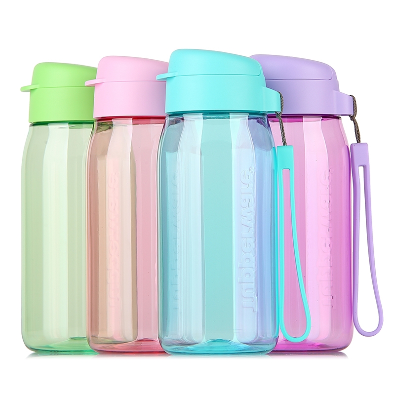 特百惠乐趣随心杯550ml 防漏随身杯便携塑料杯子带杯绳运动水壶