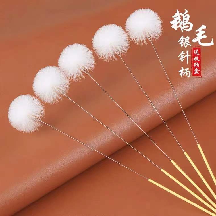 【防滑手柄鹅毛棒】采耳专业工具采耳师专用《爱》掏耳朵套装绒毛