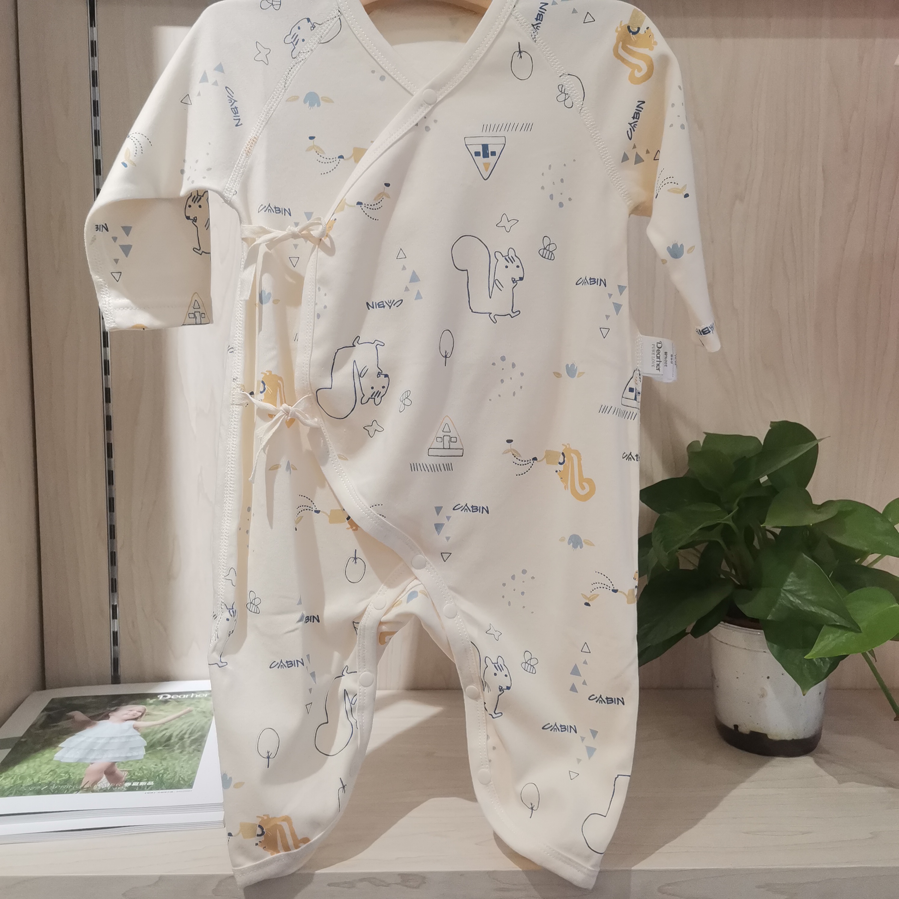 蒂孩儿春秋款蝴蝶哈衣