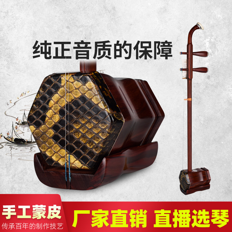 陈杰紫檀二胡演奏名牌正品大音量PZT031传统精品古韵大师