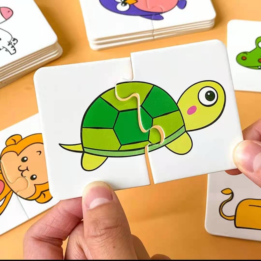 儿童玩具益智配对卡1-3岁4幼儿拼图平图智力动脑启蒙早教男孩女孩