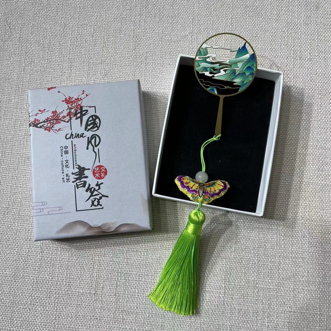 黄铜书签   看图挑选 手工刺绣 苏绣 单个价格 