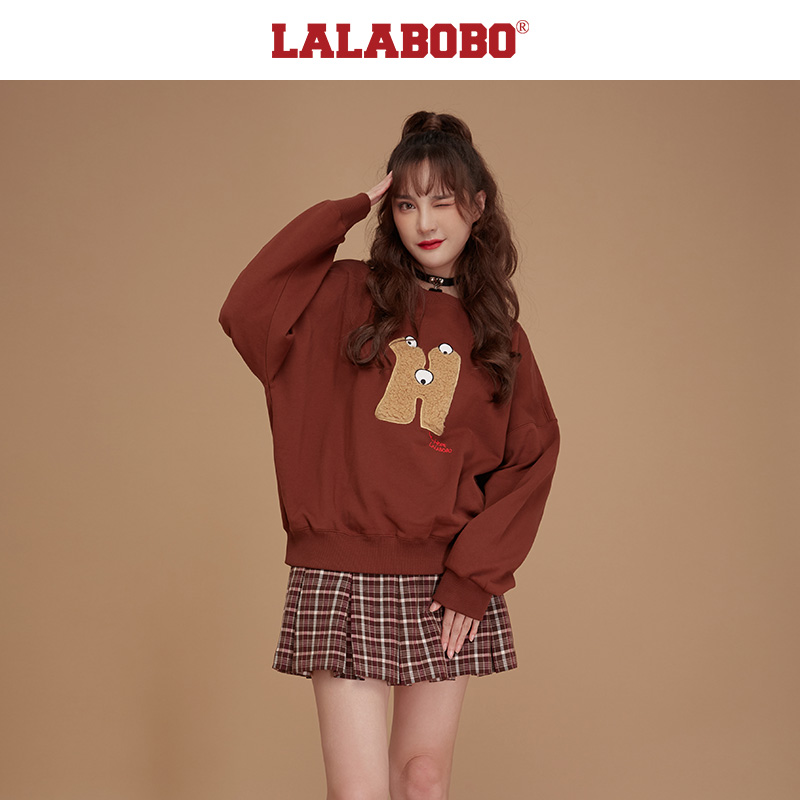 郑州（染色严重不退不换）可爱治愈系宽松显瘦卫衣女|L21E-WSTS23