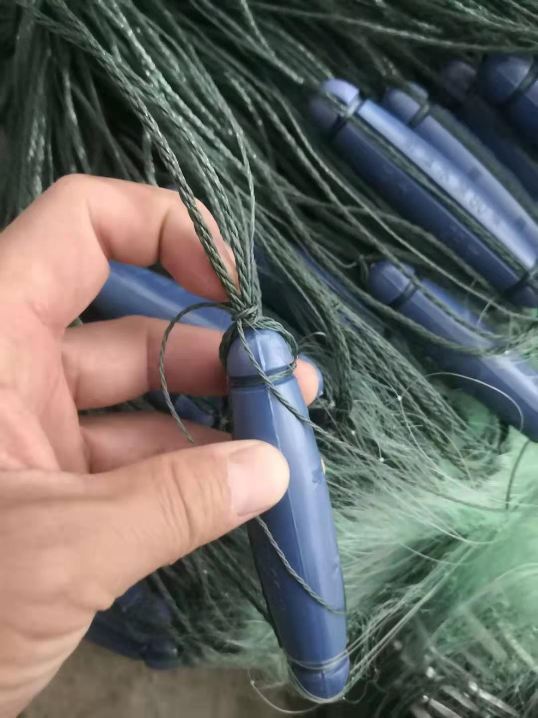 三层急流网 大流水网 超加重鱼尾坠三层网 激流网 流水渔网绿丝