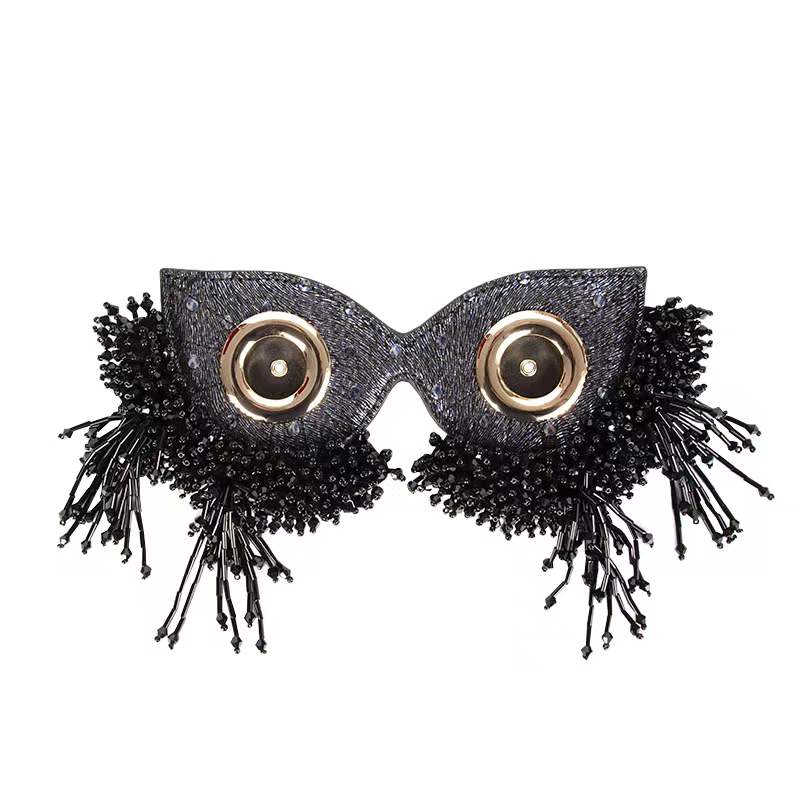 WANACCESSORY万蔻猫头鹰换脸包配饰面具眼睛黑女巫 白女巫