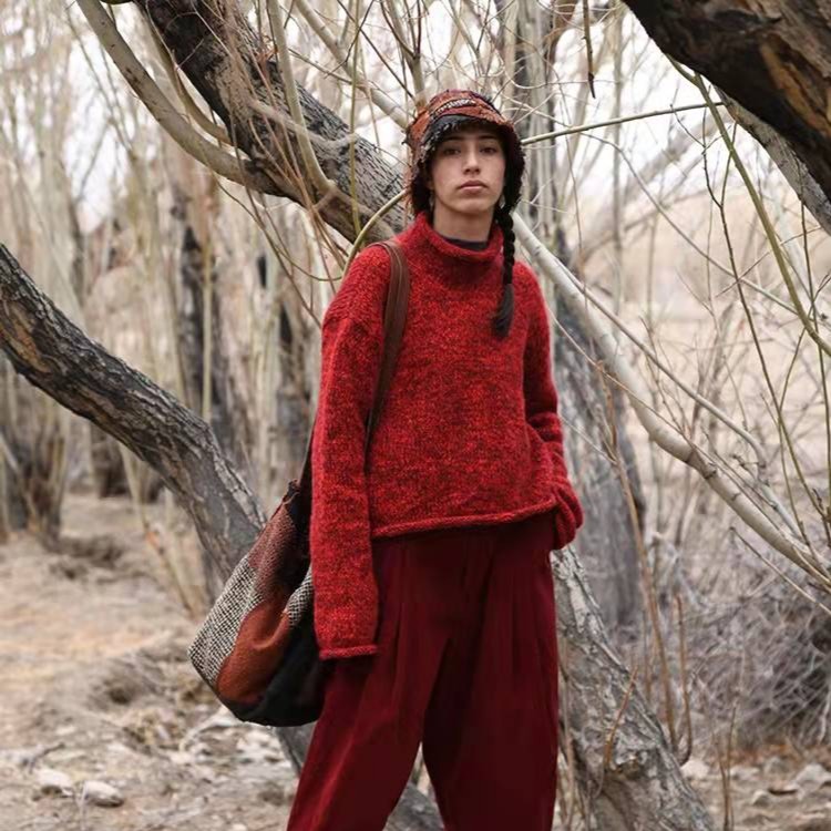 妝點家 左岸迷香  尼龙 羊  毛  针织毛衣     Z21FW 7028  