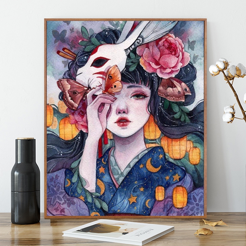 【艳儿】花宴少女（版本二）-满绣四股  39色（非成品）