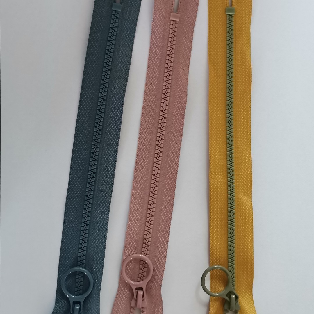 拉链 树脂拉链20cm25cm30cm50cm黄绿、灰蓝、皮粉、米白配件
