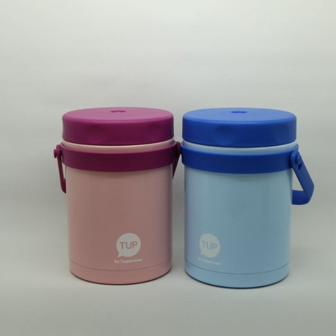 Tupperware/特百惠特百惠暖饭保温罐大容量1.1升双层上班族手提