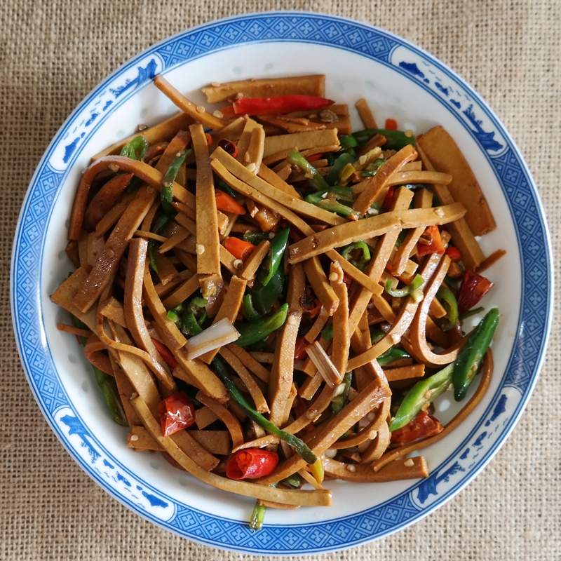 彭城食客 徐州邳州新沂特产尖椒炒豆干条老豆腐条下饭菜外婆菜