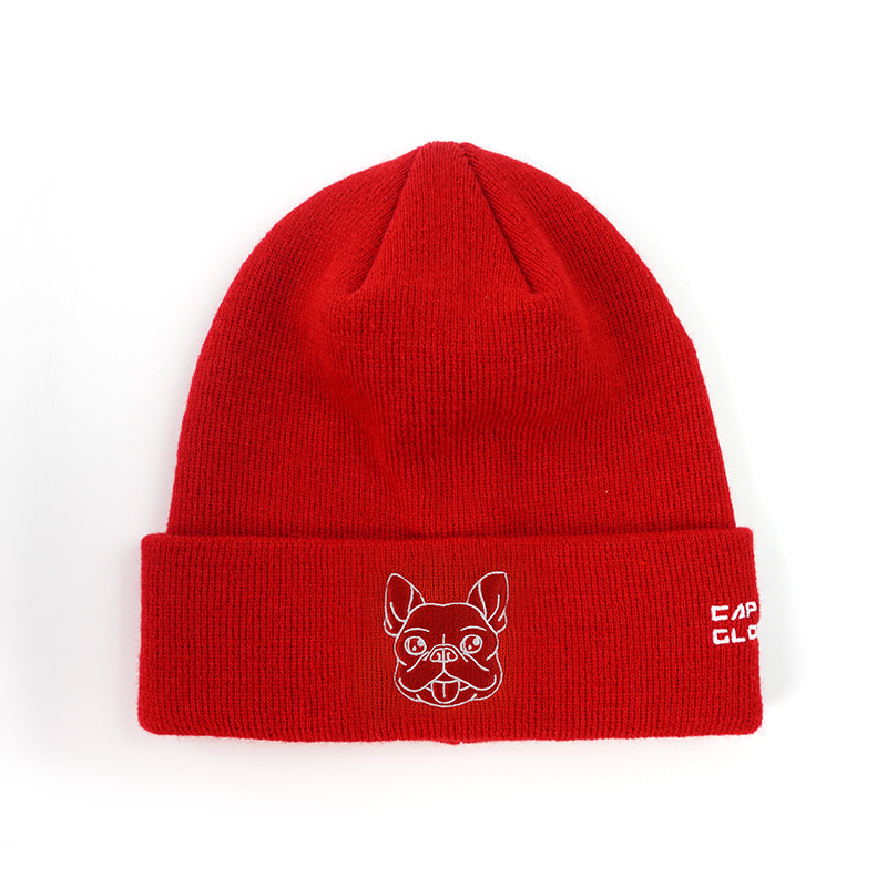 冠戒暖冬毛线帽子女秋冬保暖溯源好物刺绣针织帽潮冷帽