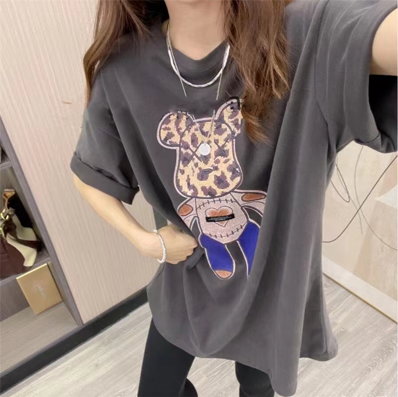 2021流行百搭休闲磨毛大板T热卖中…