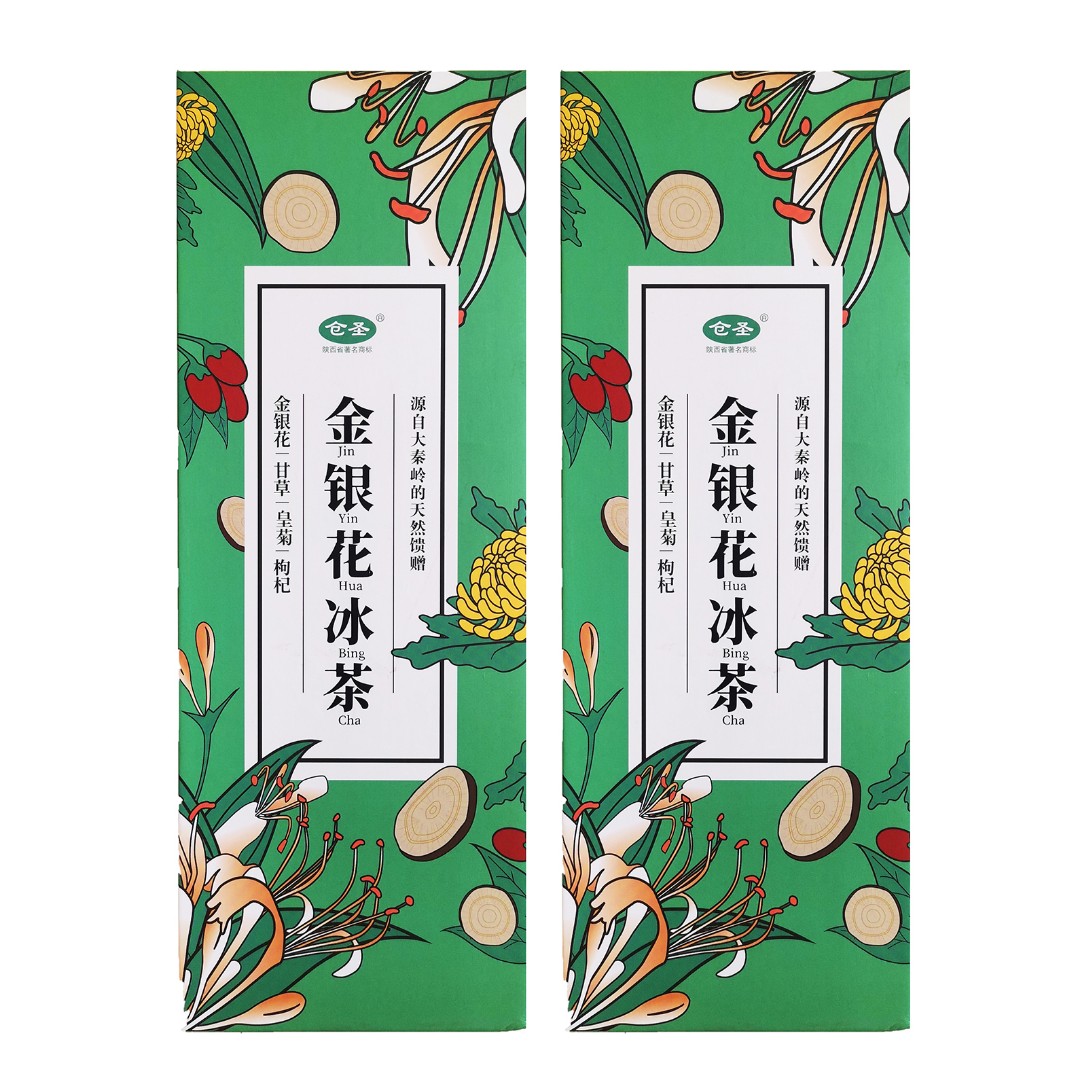 仓圣仓圣金银花冰茶 145g+冰糖/提 甘草 栀子 枸杞 黄菊 金银花