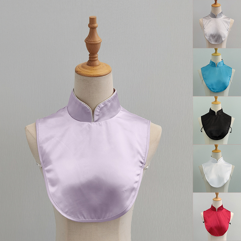 Y850春夏秋季新款旗袍立领百搭纯色假领子装饰领女韩百搭假衣领子