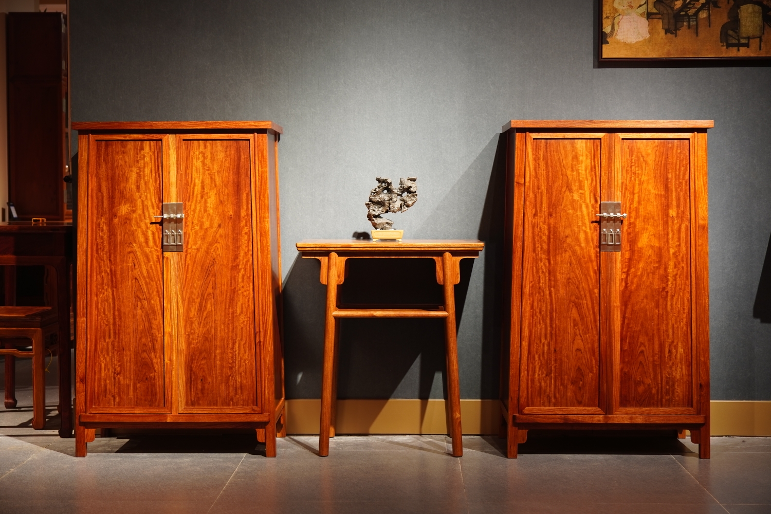 仿嘉木堂方材圆角柜