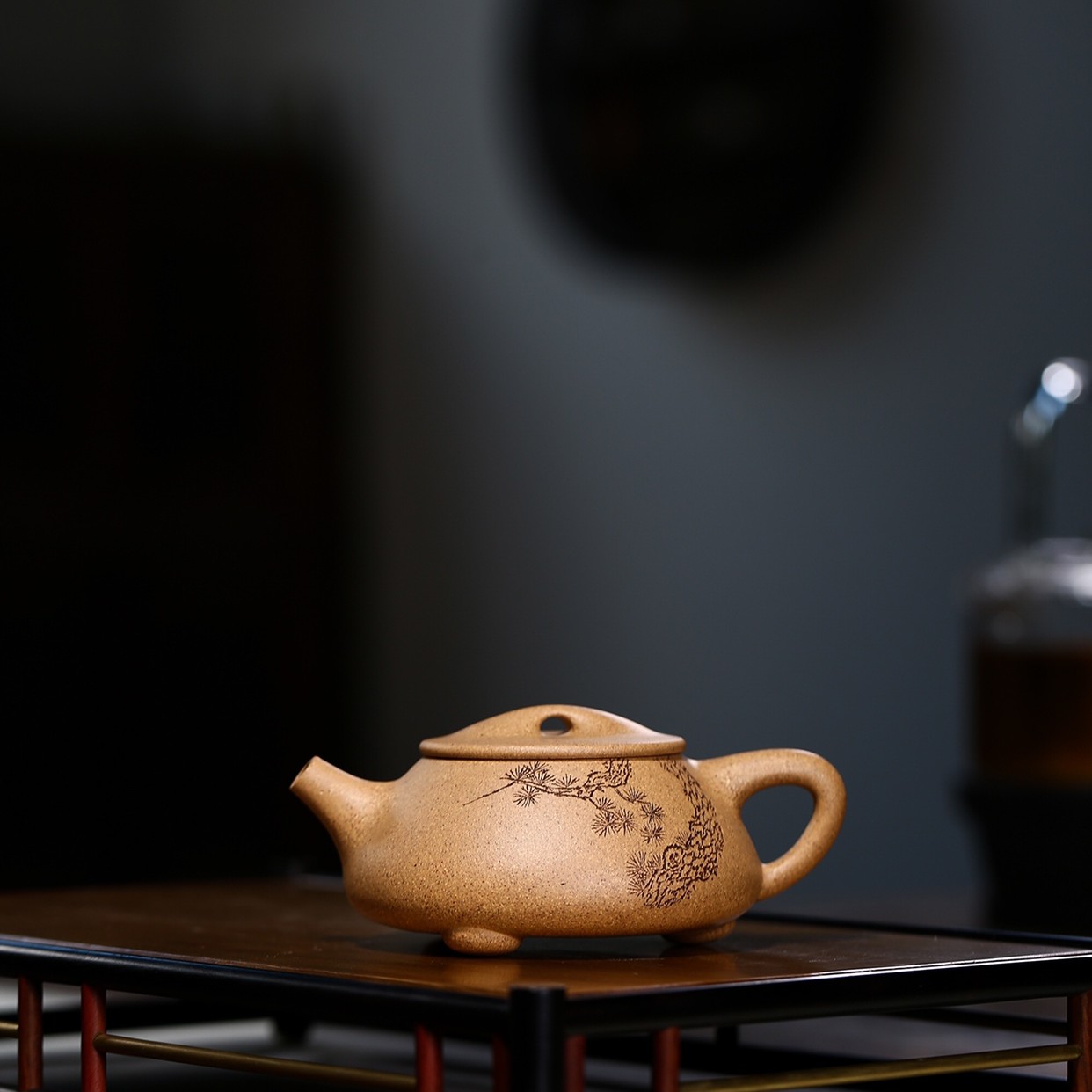 （掌柜家自作）宜兴紫砂壶茶壶景舟石瓢原矿老段泥210毫升一厂老