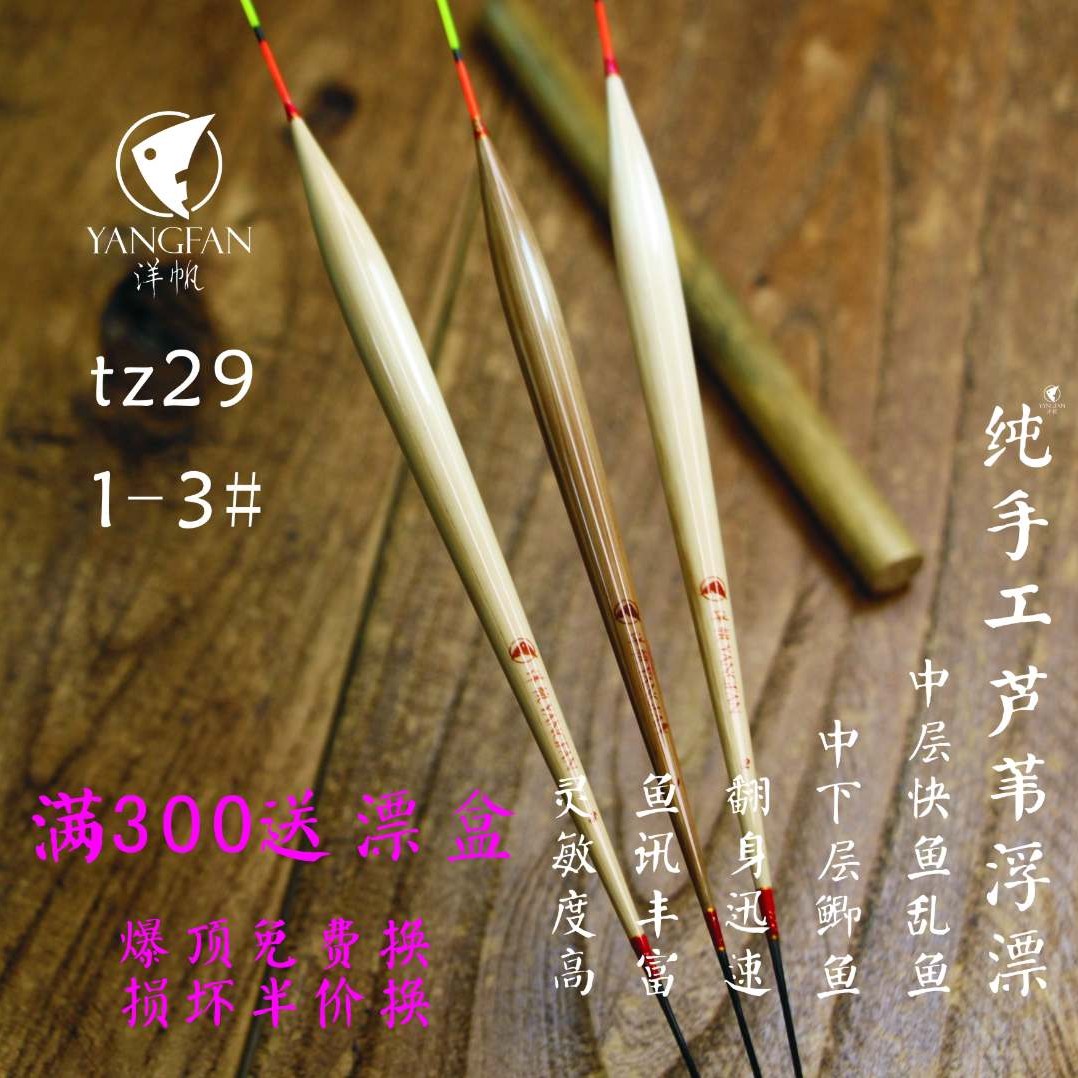 洋帆芦苇浮漂TZ29  鲫鱼漂  定层